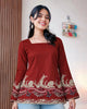 Women’s Maroon Ethnic Kurti