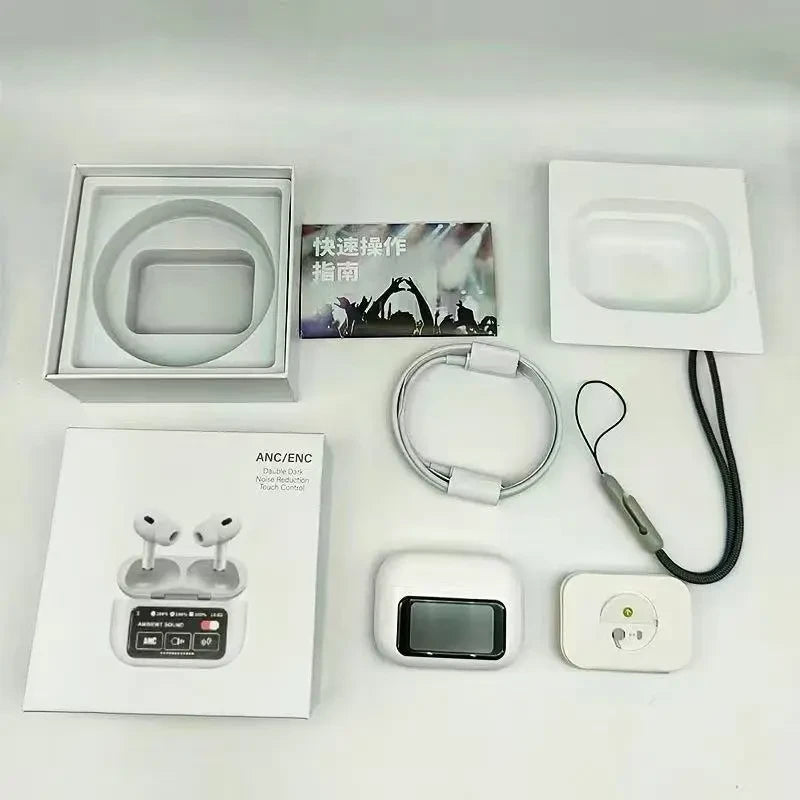 Smart Touch Display, True Wireless Earbuds